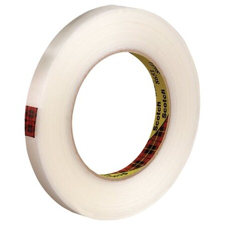 3M 1/2'' x 60 yds. 3M 8651 Strapping Tape, 12PK T913865112PK